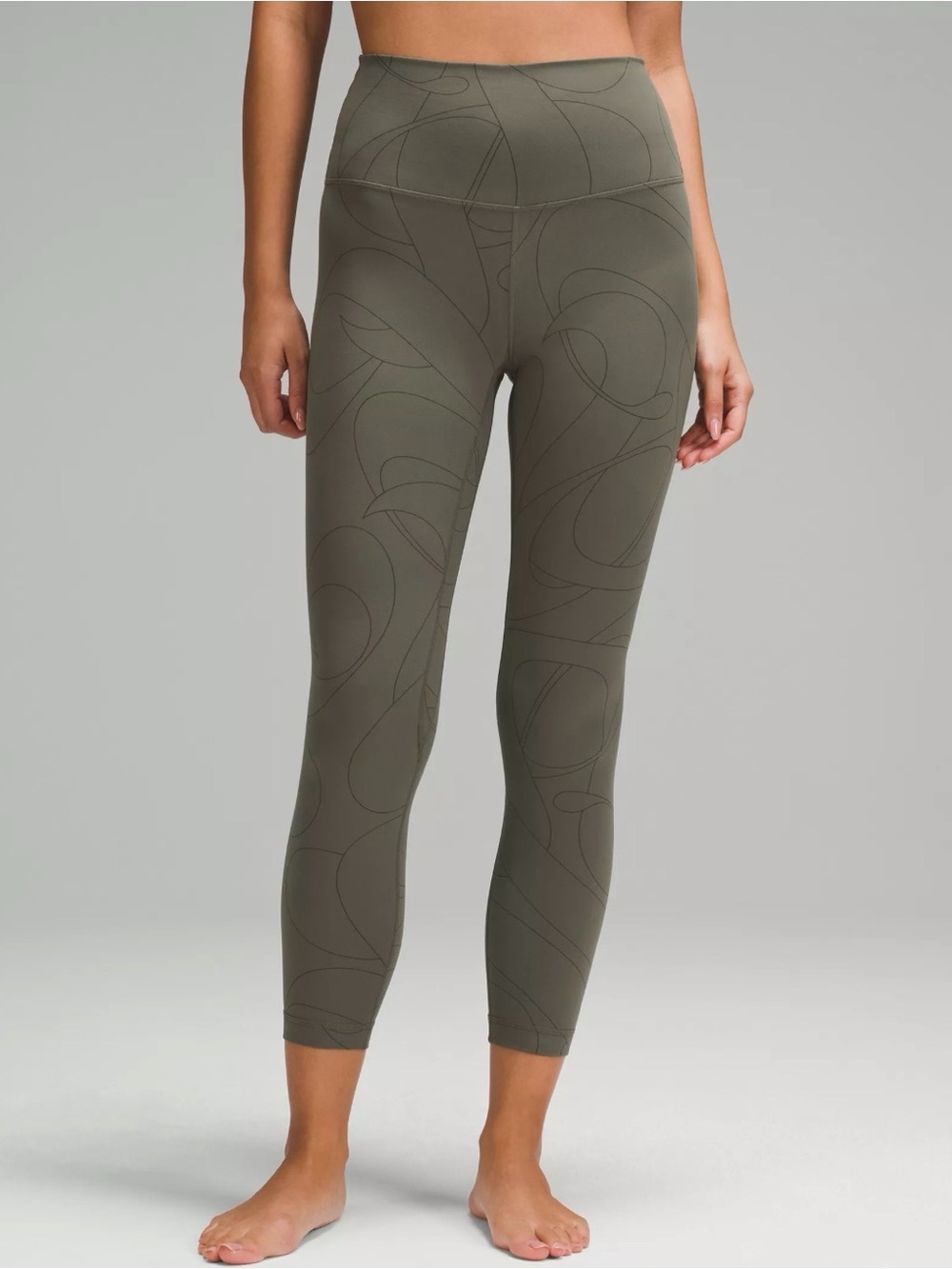 Lululemon align High-Rise 25” Olive Sculpting Leggings